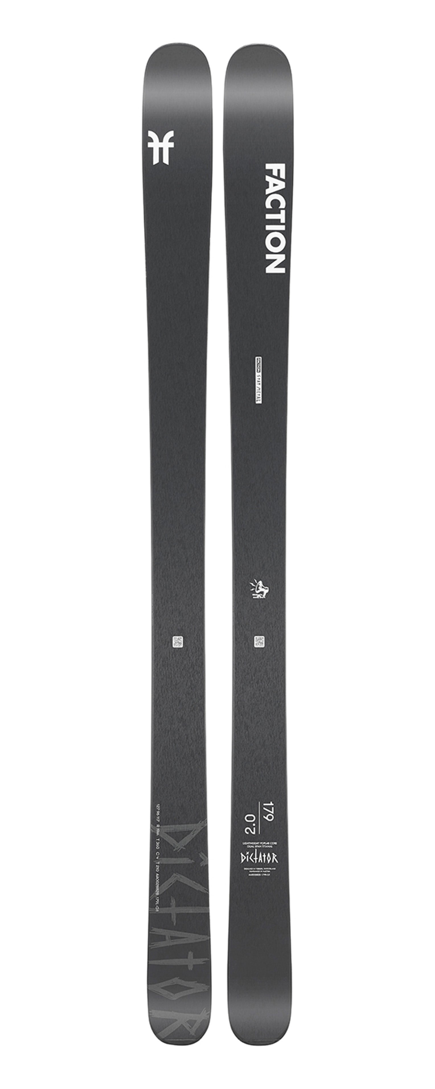 Faction Skis 2022 Dictator 2.0 | Flat Tail | All-Mountain 
