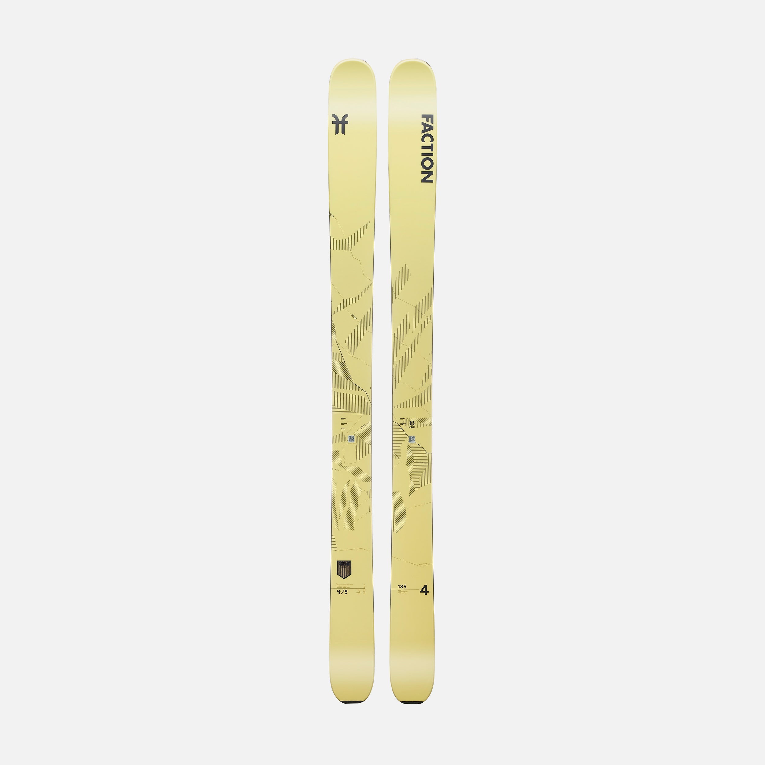 Faction Skis 2022 Dictator 4.0 | Flat Tail Big Mountain Ski 