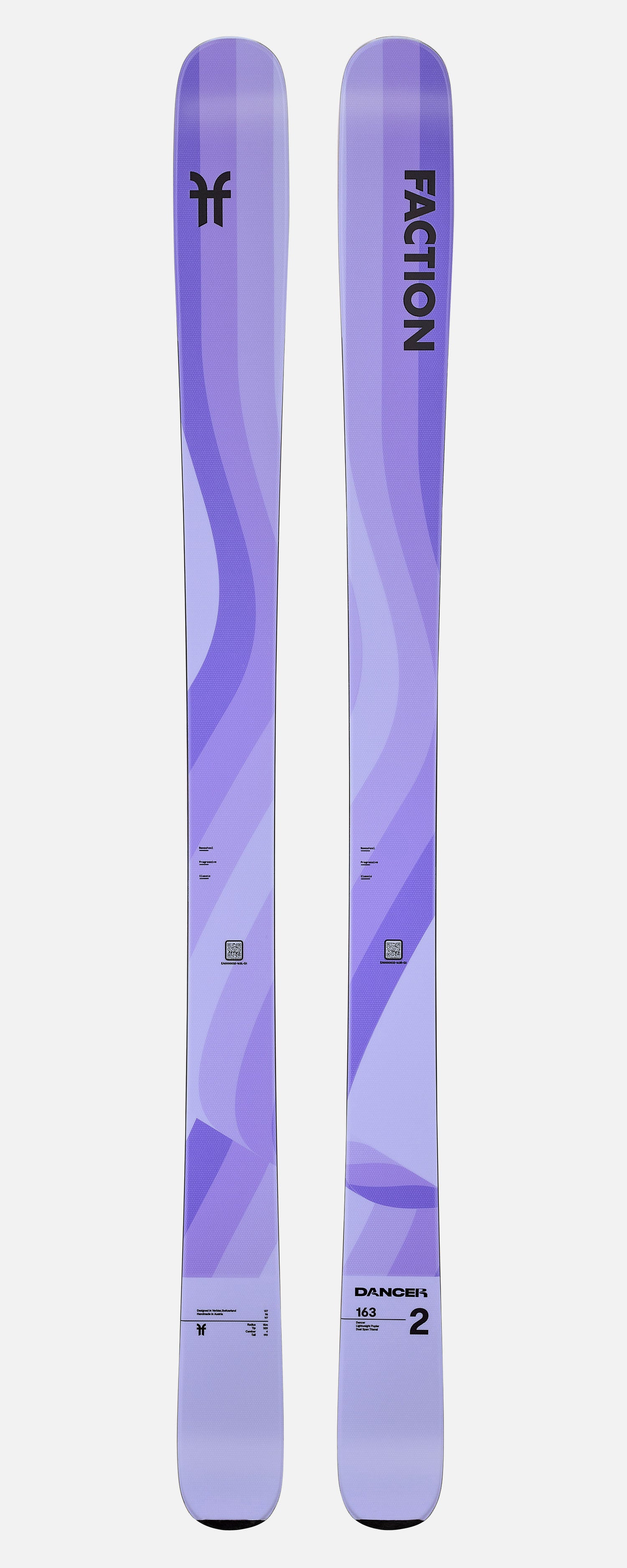 Faction Dancer 2 purple | 2025 All-mountain Ski – Faction Skis US