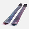 Close-up of Faction Studio 2, purple and blue all-mountain ski.