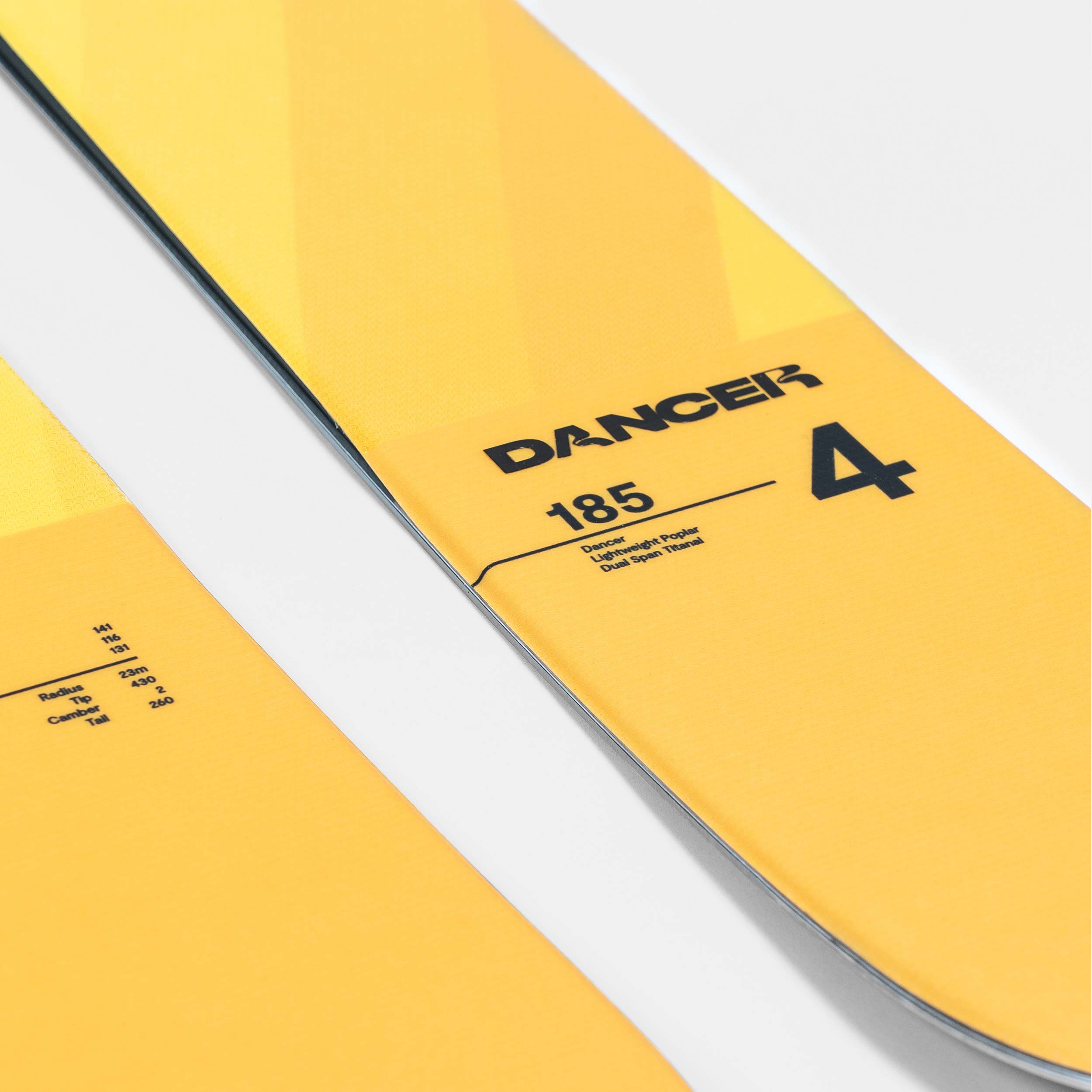Faction Dancer 4 yellow | 2025 Freeride Ski – Faction Skis US