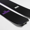 Close-up of Black and purple Faction La Machine 3 touring ski 