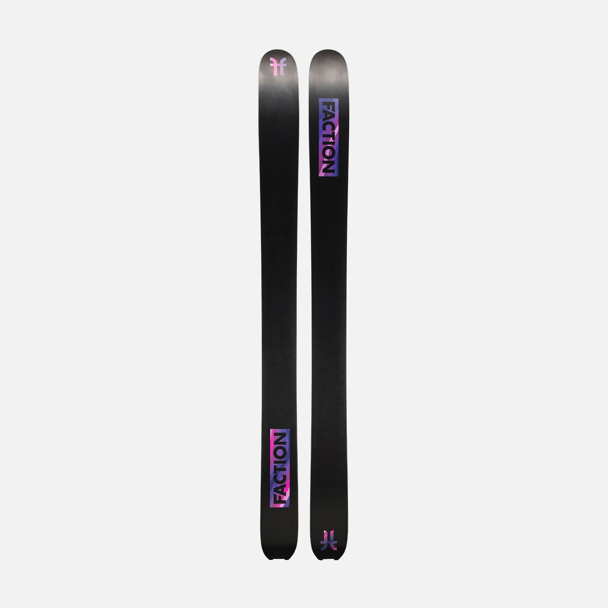 Bases of Black and purple Faction La Machine 5 touring ski 