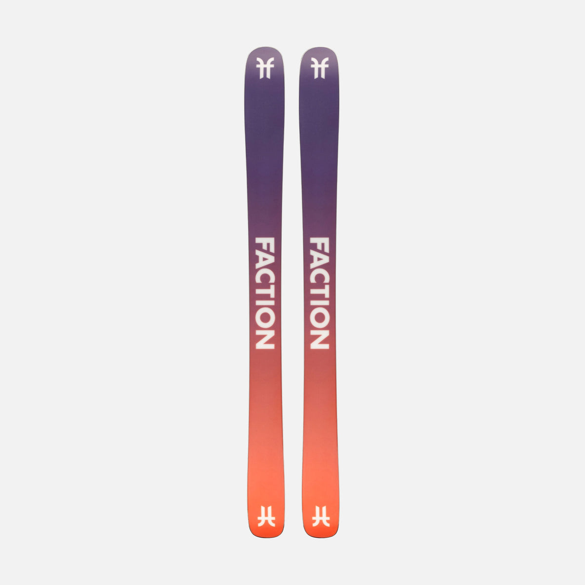 Base of white Faction Prodigy 3 Capsule freestyle and all-mountain ski 2026
