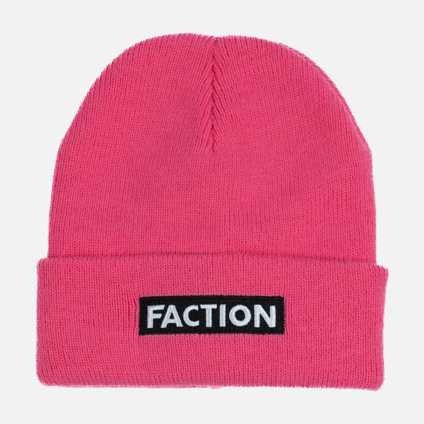 Faction Pink Logo Beanie