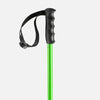 Green Faction Skis Prodigy poles close-up of ergonomic grip