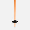 Orange Faction Skis Prodigy poles close-up of all-mountain basket